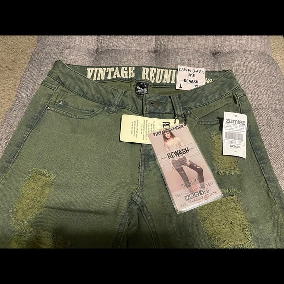 Rewash Brand Vintage Reunion Womens Jeans - Picture 2 of 6